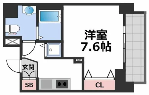 ドゥーエ玉造【11階】の間取り