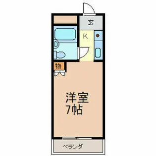 グリーンコート【306号室】の間取り