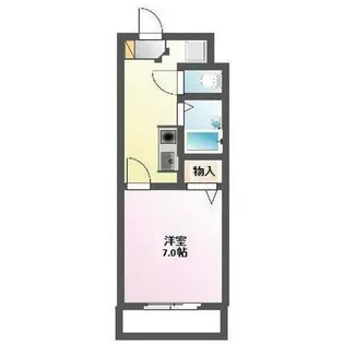 ハイツヤマオ【202号室】の間取り