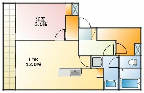 フィオーレコリーナ【1階】の間取り