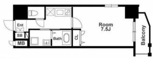 La Douceur梅田West【14階】の間取り