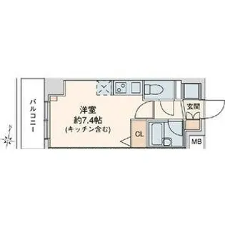 RIDGE堀田【9階】の間取り