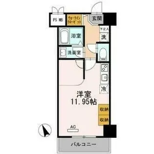 クリサスレジデンス枇杷島【3階】の間取り