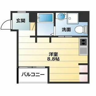 エヌエム・キャラント・シス【2階】の間取り