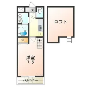 フジパレス 黒土【2階】の間取り