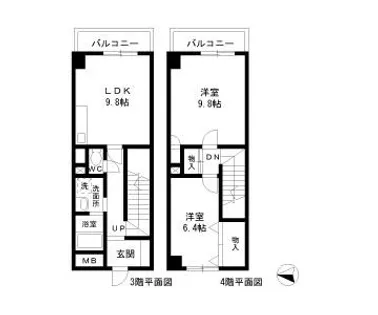 リオラード【3階】の間取り