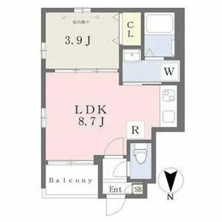 Cherim桜本町【2階】の間取り