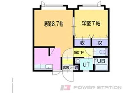 レジデンスマンションしんわ【2階】の間取り