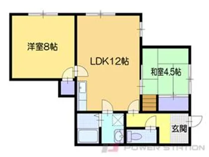 サンハイム奥沢【1階】の間取り