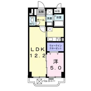 アプリコット こさか【2階】の間取り
