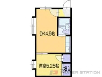 パークハイツ【1階】の間取り