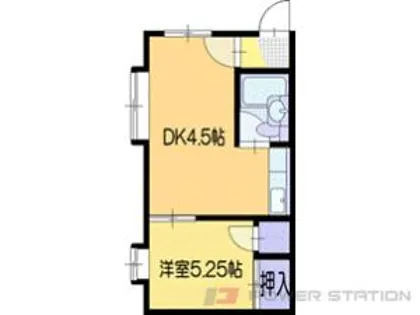 パークハイツ【1階】の間取り