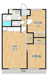 アセンブル高野【3階】の間取り