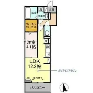 eclat AKEBONO【3階】の間取り