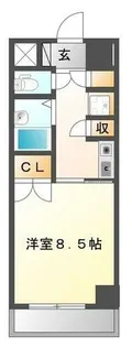 ボヌワールスガノ【703号室】の間取り
