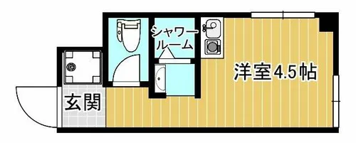 深江本町マンション【2階】の間取り