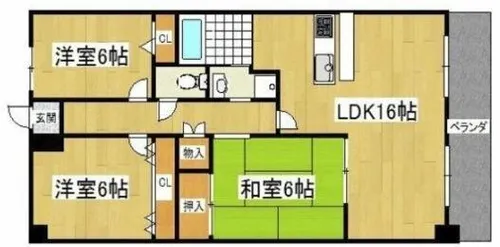 ブランチ913【3階】の間取り