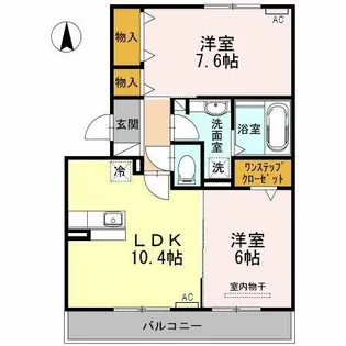 ファーム ヴィレッジ【2階】の間取り
