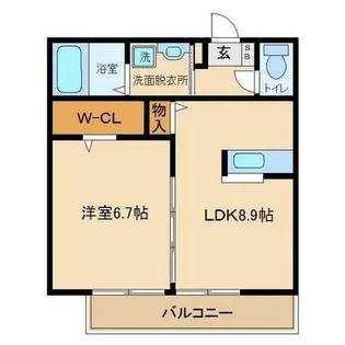 メゾン・ド・辻本【303号室】の間取り