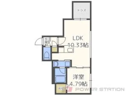 nordesta旭ヶ丘(ノルデスタ旭ヶ丘)【1階】の間取り