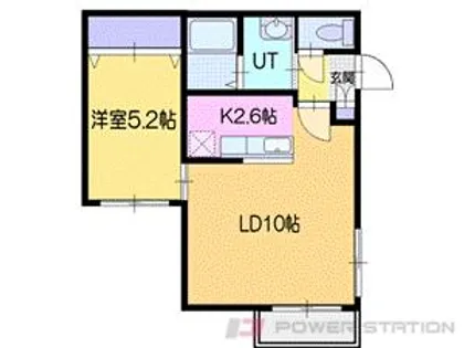 カプチーノ千歳【4階】の間取り