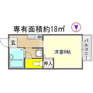 ビオレット【1階】の間取り