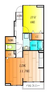 ルミエール【1階】の間取り