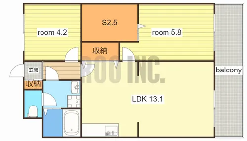 ロストフ88【107号室】の間取り