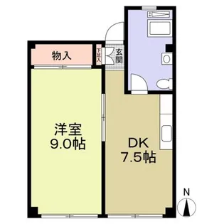 貴志ビル【4階】の間取り
