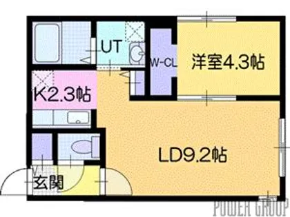 Horse Win19(ホース ウィン)【1階】の間取り