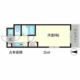 ラグーナ宝ヶ池【4階】の間取り