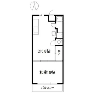 サンコーポラス【4D号室】の間取り