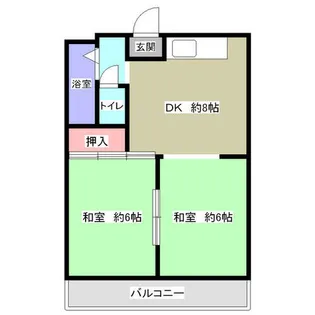 メゾンドT【2D号室】の間取り