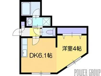 ホープハウス【1階】の間取り