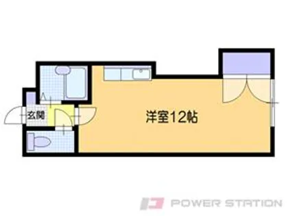 オーシャンハイツ大東【5階】の間取り