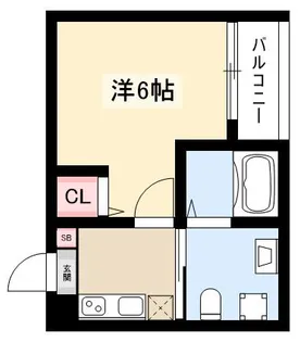 CRASTINE名楽町【1階】の間取り