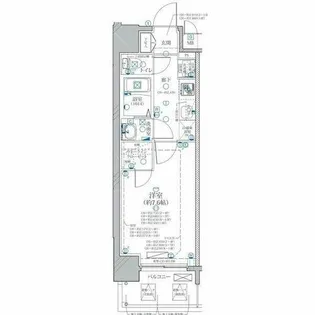 ディアレイシャス名古屋ステーション【8階】の間取り