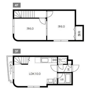 パルコート澄川【3階】の間取り