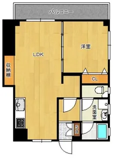 合川ハイツ【403号室】の間取り