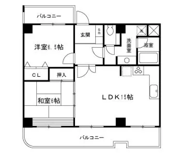 シティアリーナ阿波座西【9階】の間取り