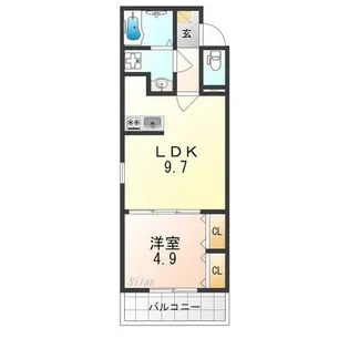 プライムコート伏見醍醐【2階】の間取り