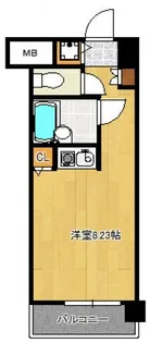 トーカン久留米駅東Ⅱキャステール【904号室】の間取り