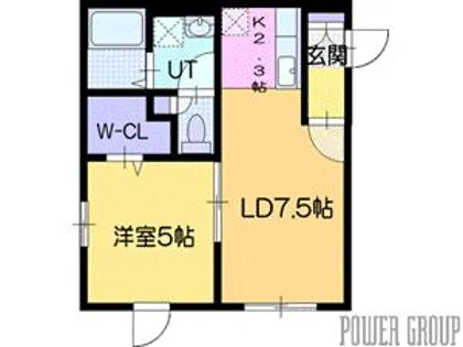KUKKA(クッカ)【1階】の間取り