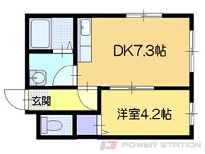 ウイングスクエア【1階】の間取り