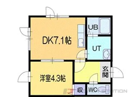 ウイングスクエア【2階】の間取り