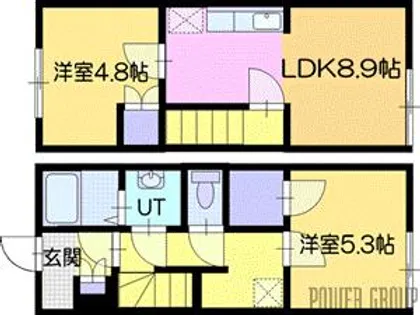 レオネクストラファミーユ【1階】の間取り