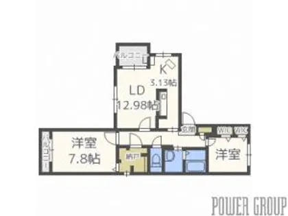 MセレクションステラⅡ【4階】の間取り