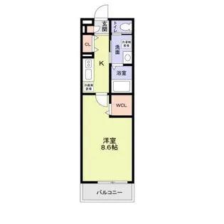 バウムハイム【302号室】の間取り