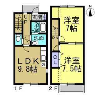 Forest side【1階】の間取り