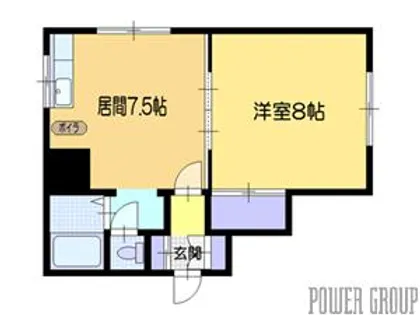 道央ビル【4階】の間取り